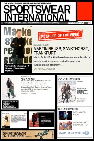 Martin Bruss Interview Sportswear International